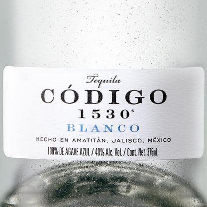Codigo 1530 Tequila Blanco 80 - 375ML - Front Label