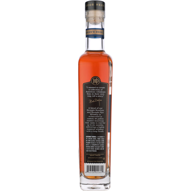 Heaven's Door Double Barrel Whiskey Revelation 100 - 750ML - Back