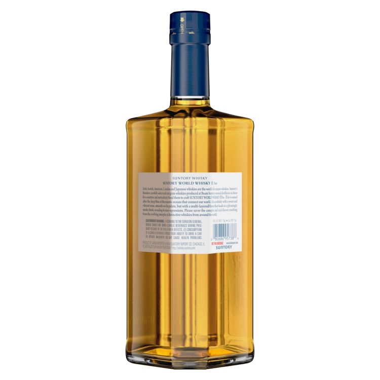 Suntory World Whisky Ao A Blend Of Five Major Whiskies 86 - 700ML - Back