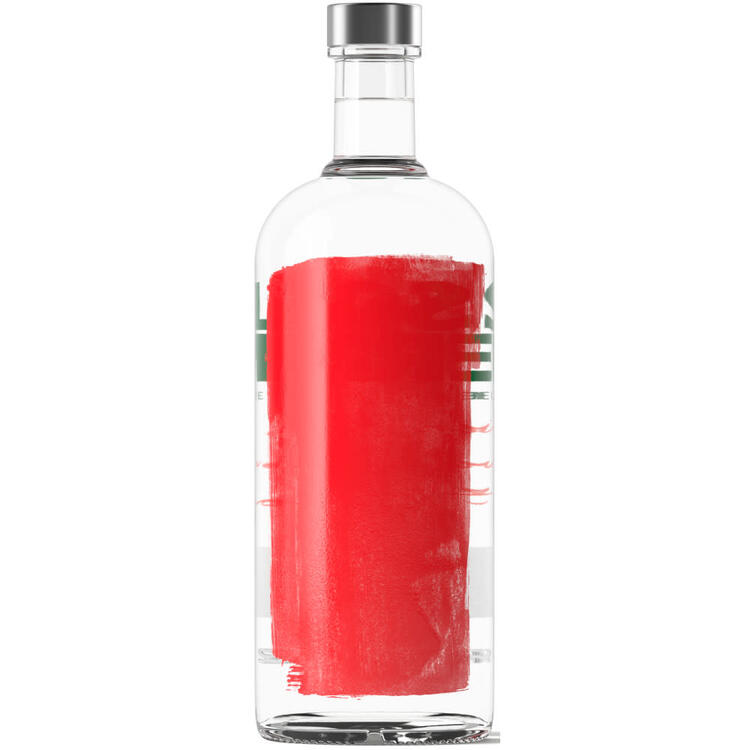 Absolut Watermelon Flavored Vodka 76 - 1.0L - Back