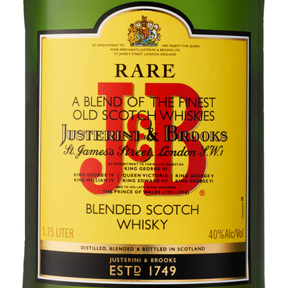 J&B Blended Scotch Rare 80 - 1.75L - Front Label