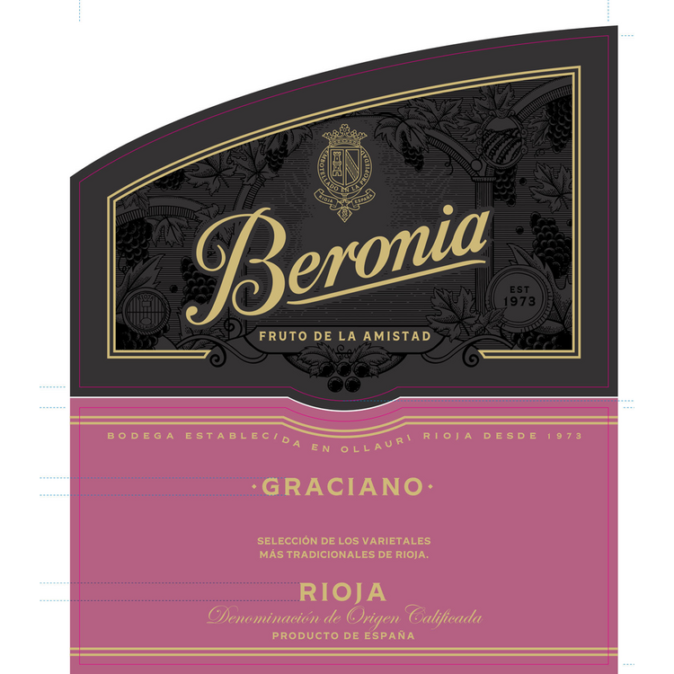 Beronia Rioja Graciano 2020 - 750ML - Front Label