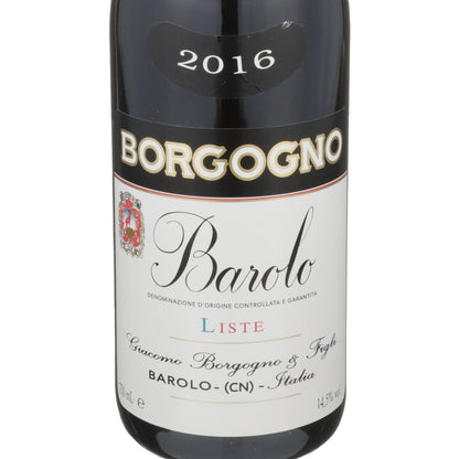 Giacomo Borgogno Barolo Liste 2016 - 750ML