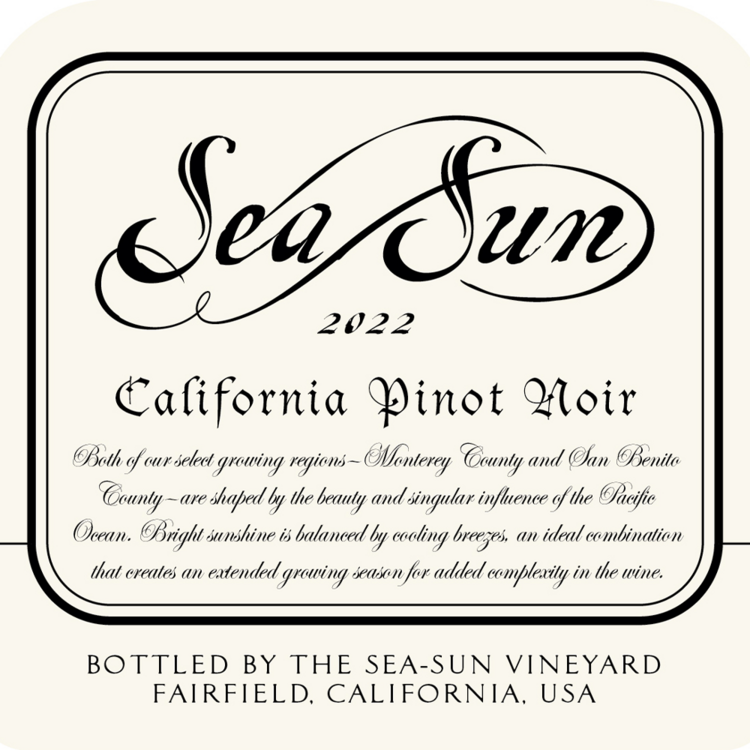 Sea Sun Pinot Noir California 2022 - 750ML