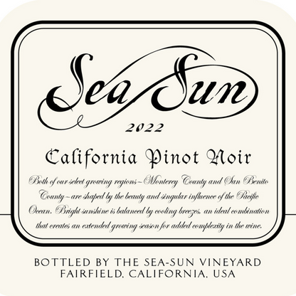 Sea Sun Pinot Noir California 2022 - 750ML