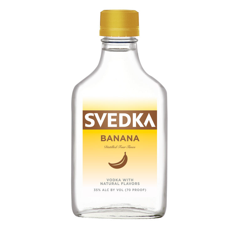 Svedka Banana Flavored Vodka 70 - 200ML - Front