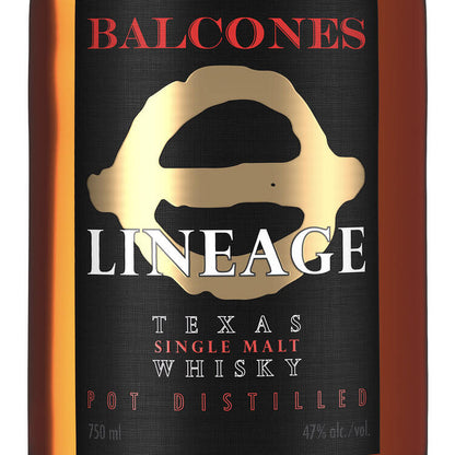 Balcones Texas Single Malt Whisky Lineage 94 - 750ML - Front Label