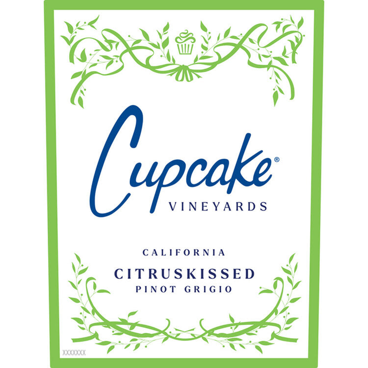 Cupcake Vineyards Pinot Grigio Citruskissed California - 750ML - Front Label