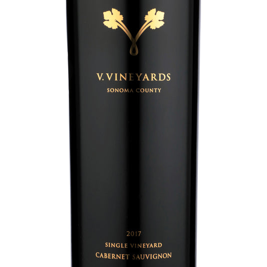 V. Vineyards Cabernet Sauvignon Sonoma County 2017 - 750ML - Front Label