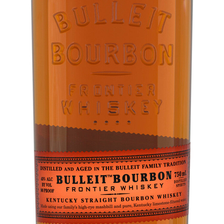 Bulleit Straight Bourbon Frontier Whiskey 6 Yr 90 - 750ML - Front Label