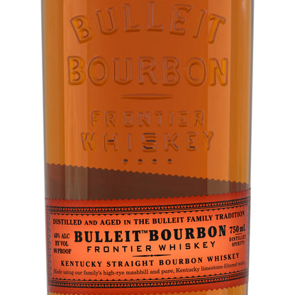 Bulleit Straight Bourbon Frontier Whiskey 6 Yr 90 - 750ML - Front Label