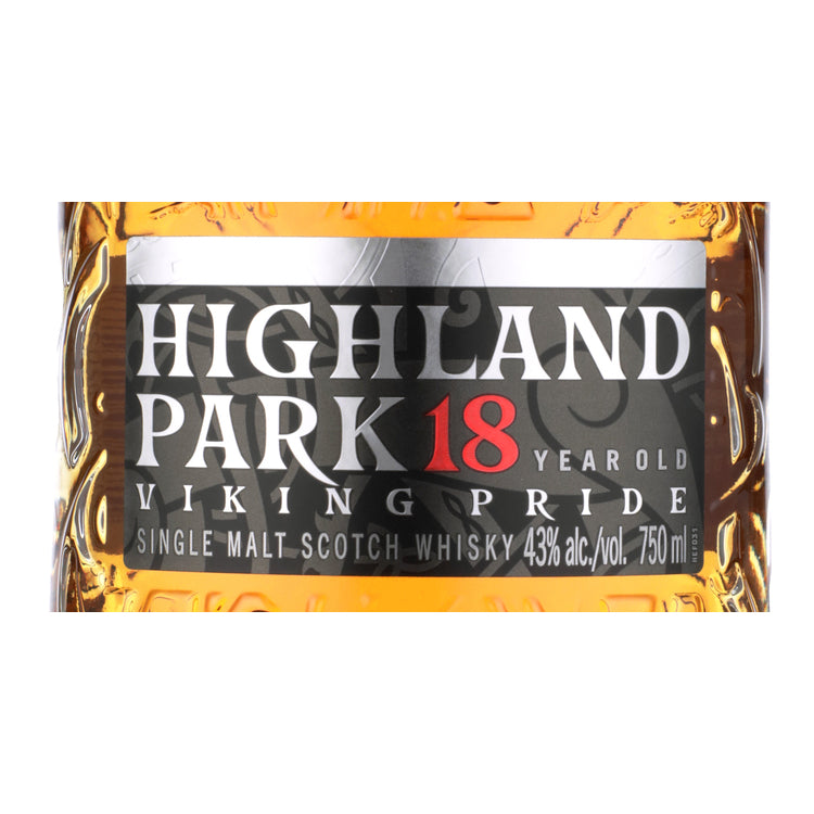 Highland Park Single Malt Scotch 18 Yr 86 - 750ML - Front Label