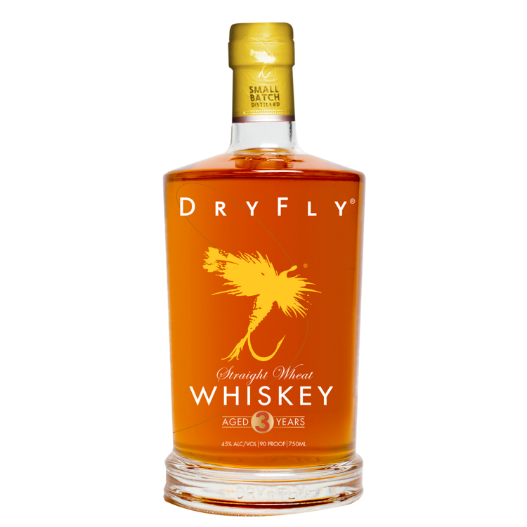 Dry Fly Wheat Whiskey 3 Yr 90 - 750ML - Front