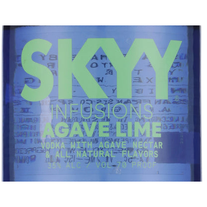 Skyy Agave Lime Flavored Vodka Infusions 70 - 1.0L - Front Label