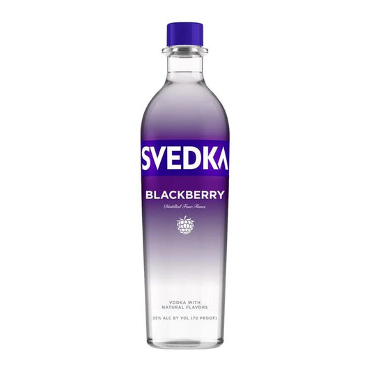Svedka Blackberry Flavored Vodka 70 - 750ML - Front