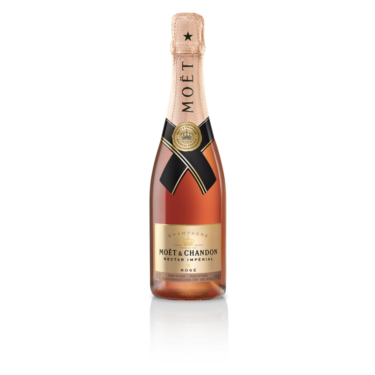 Moet & Chandon Champagne Nectar Imperial Rose - 375ML - Front
