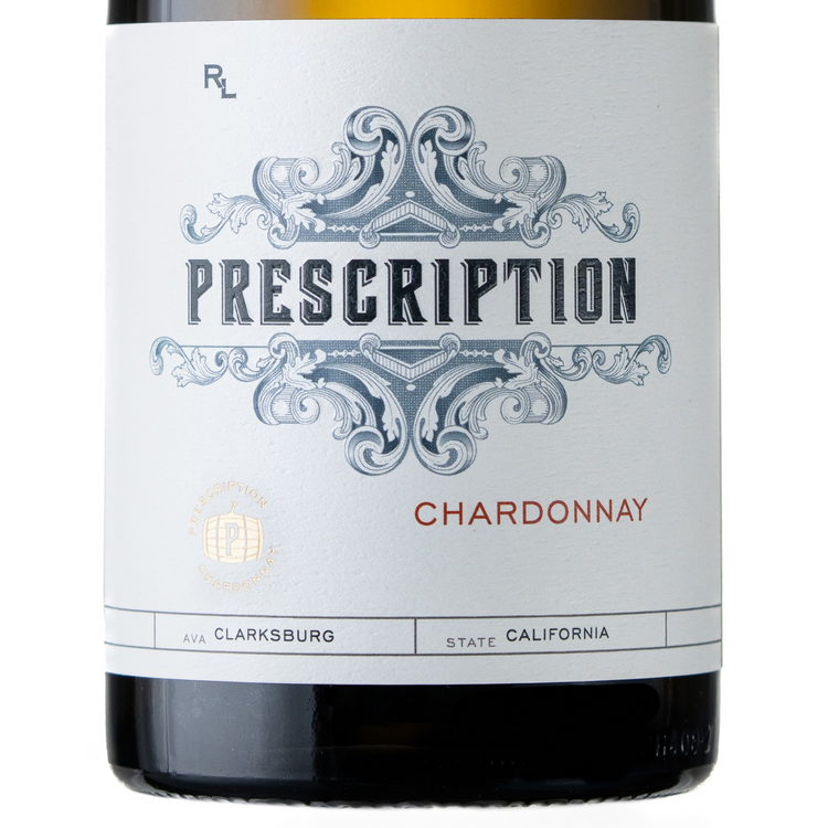Prescription Chardonnay Clarksburg 2022 - 750ML - Front Label