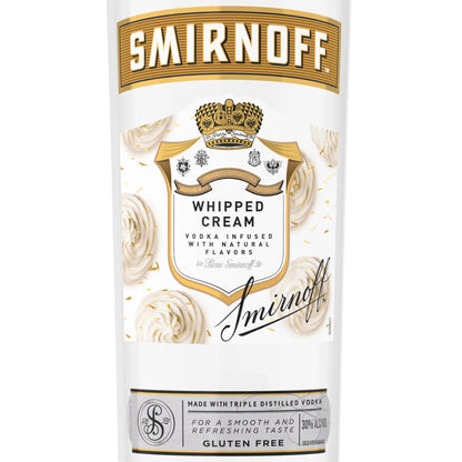 Smirnoff Whipped Cream Flavored Vodka 60 - 1.0L - Front Label