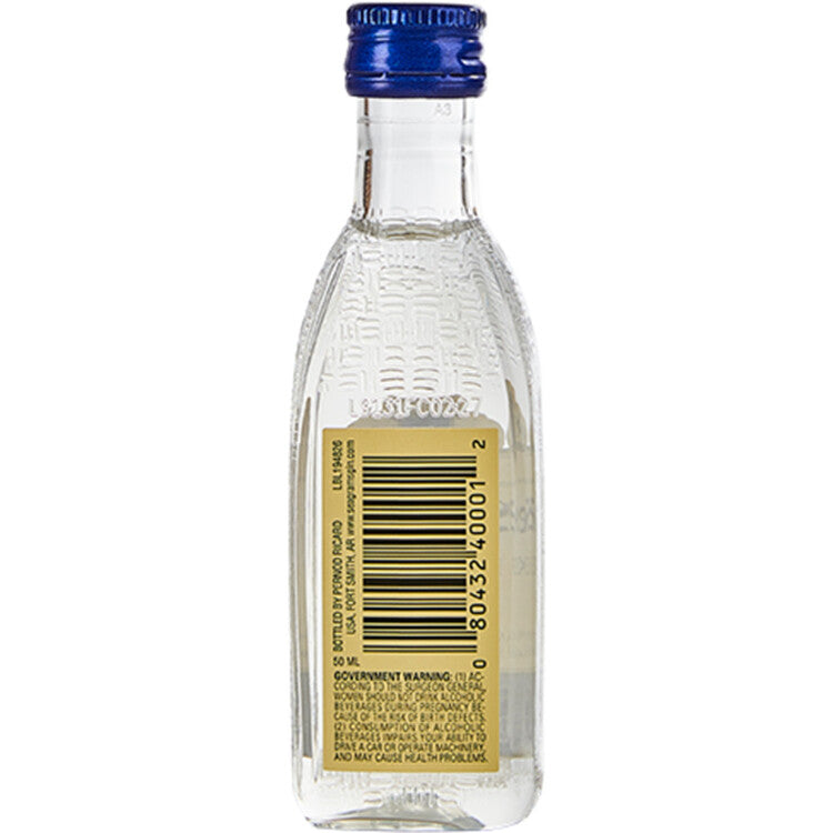 Seagram's Extra Dry Gin 80 - 50ML - Back
