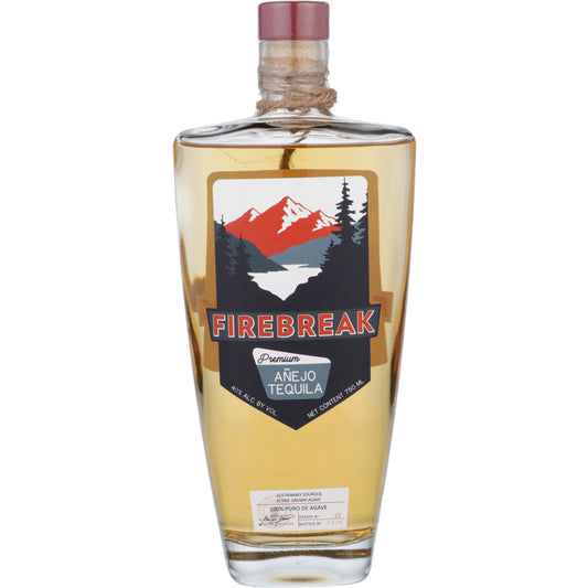 Firebreak Tequila Anejo Premium 80 - 750ML - Front