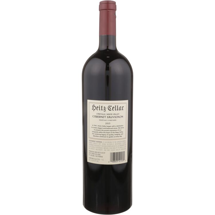 Heitz Cellar Cabernet Sauvignon Martha'S Vineyard Napa Valley 2015 Woo - 1.5L