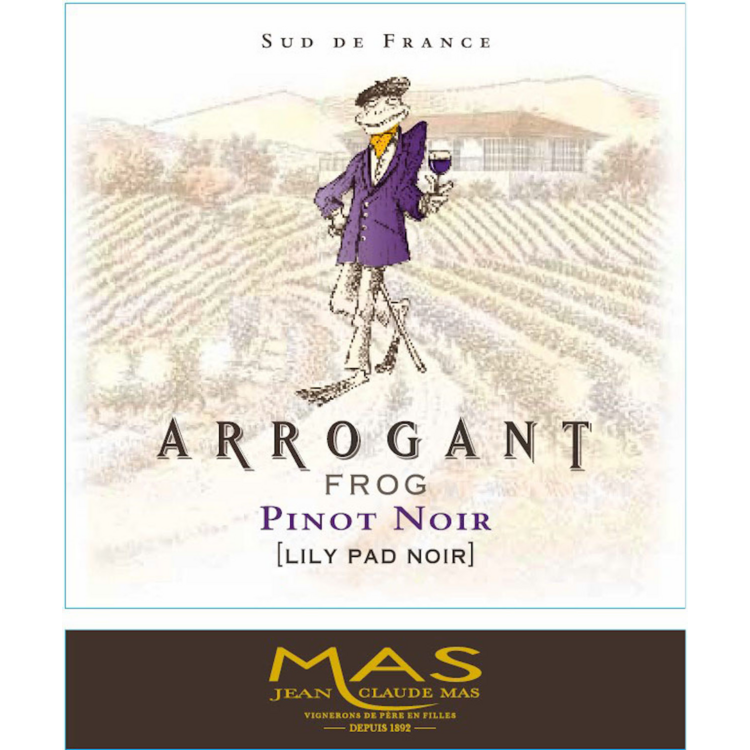 Arrogant Frog Pinot Noir Lily Pad Noir Pays D'Oc - 750ML - Front Label