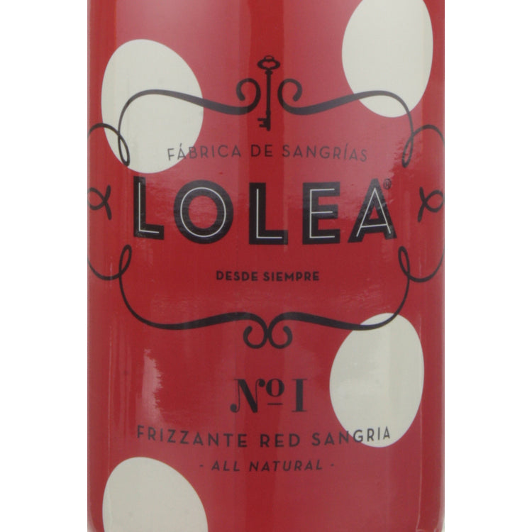 Lolea Red Sangria Made With Organic Grapes - 750ML - Front Label