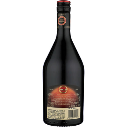 Molly's Irish Cream Liqueur 34 - 750ML - Back