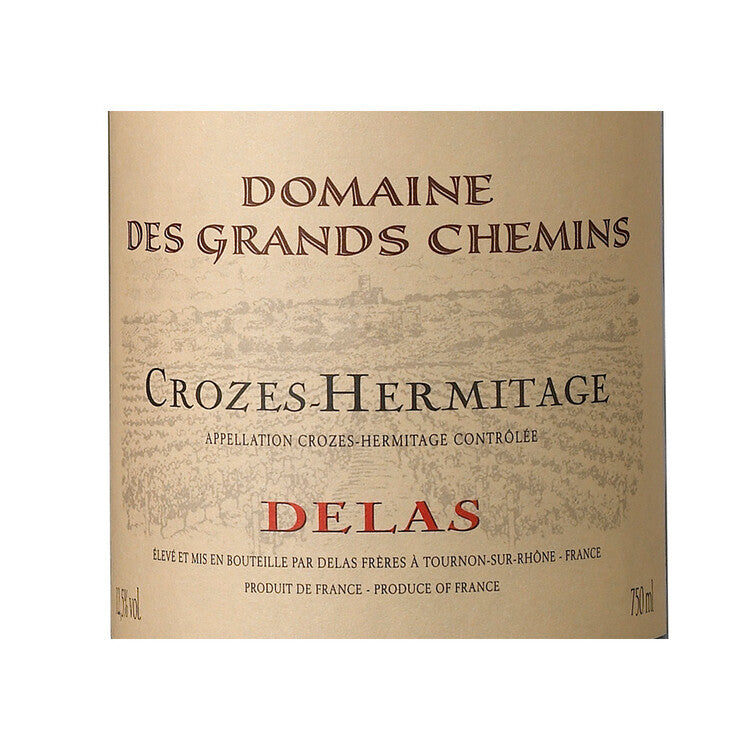 Delas Crozes Hermitage Domaine Des Grands Chemins 2022 - 750ML - Front Label
