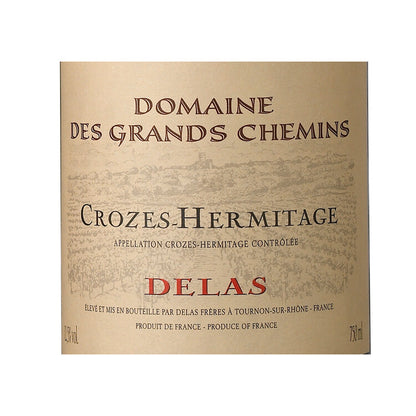 Delas Crozes Hermitage Domaine Des Grands Chemins 2022 - 750ML - Front Label