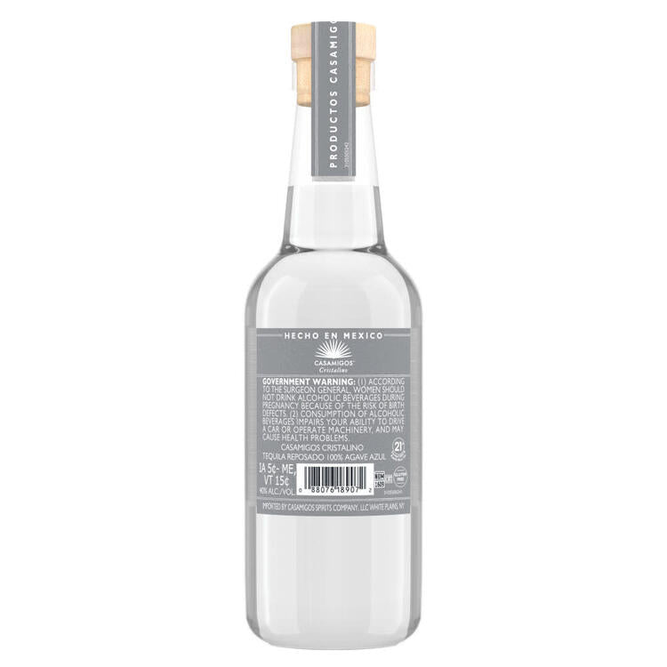 Casamigos Tequila Reposado Cristalino 80 - 375ML - Back