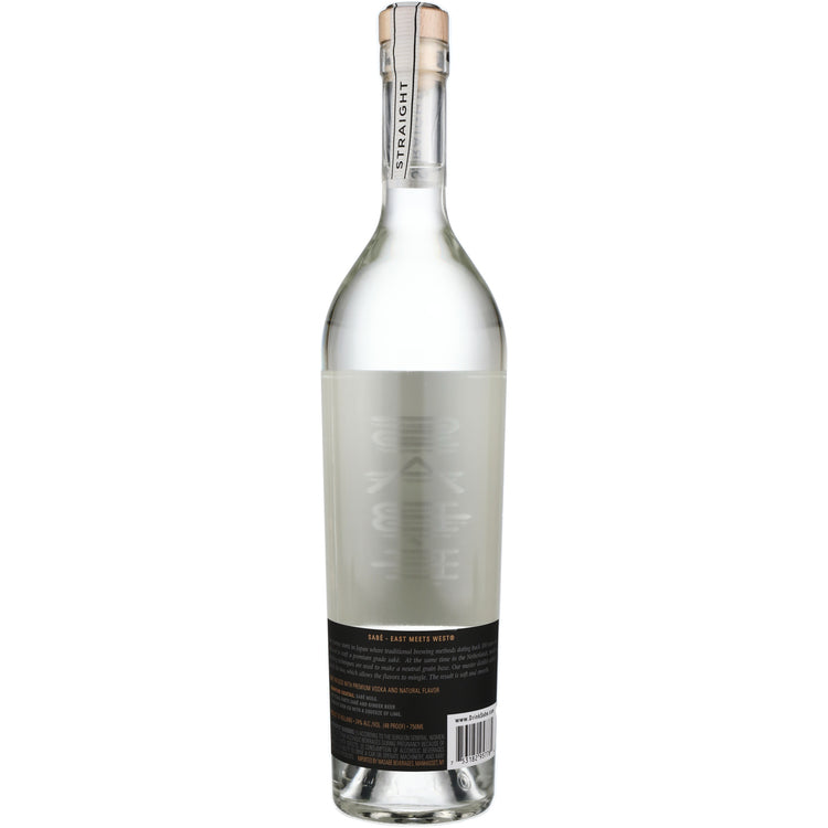 Sabe Straight Vodka Infused Sake - 750ML - Back