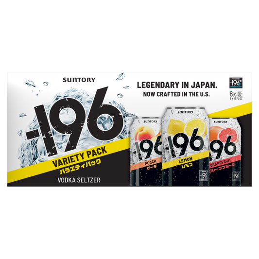 -196 Vodka Cocktail Combo 4 Each Double Lemon 12, 2 Each Grapefruit 12 - 355ML