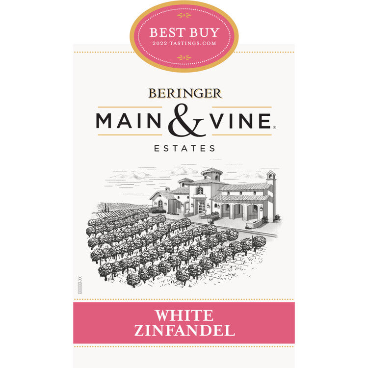 Beringer Main & Vine White Zinfandel California - 1.5L