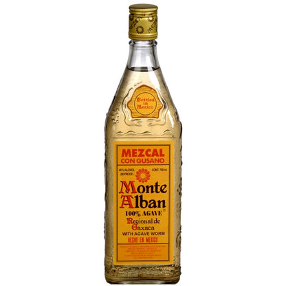 Monte Alban Mezcal Con Gusano 80 - 750ML