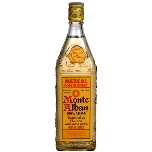 Monte Alban Mezcal Con Gusano 80 - 750ML
