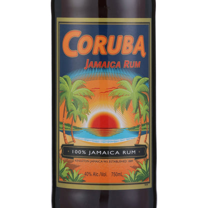 Coruba Dark Rum 80 - 750ML - Front Label