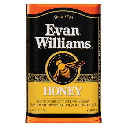 Evan Williams Honey Whiskey Liqueur 65 - 1.75L - Front Label