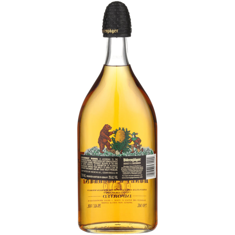 Barenjager Honey & Bourbon Liqueur 70 - 750ML - Back