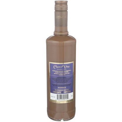 Chocovine Chocolate & Espresso Flavored Wine - 750ML - Back