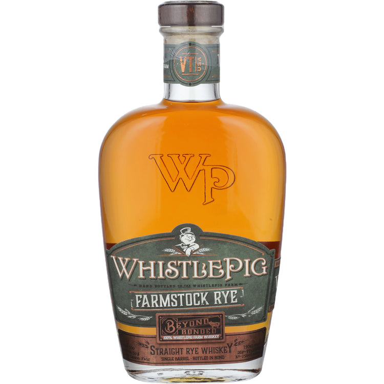 Whistlepig Rye Whiskey Farmstock Rye Beyond Bonded 100 - 750ML - Front