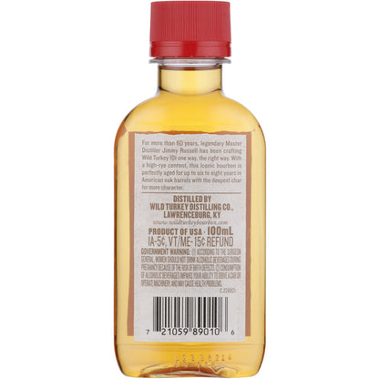 Wild Turkey Straight Bourbon 101 - 100ML - Back