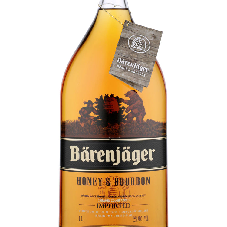 Barenjager Honey & Bourbon 70 - 1.0L - Front Label
