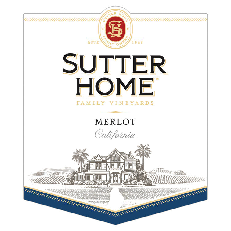Sutter Home Merlot California - 1.5L - Front Label