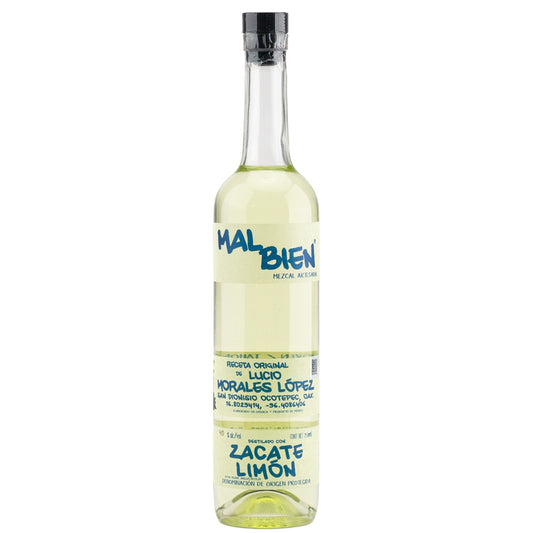 Mal Bien Mezcal Zacate Limon 80 - 750ML - Front