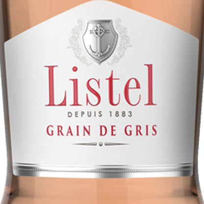 Listel Terres Du Midi Rose Grain De Gris - 750ML - Front Label