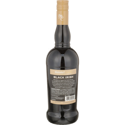 Black Irish Salted Caramel Irish Cream 34 - 750ML - Back