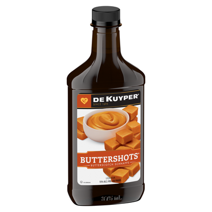 Dekuyper Butterscotch Schnapps Buttershots 30 - 375ML - Front Label