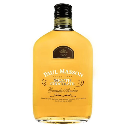 Paul Masson Smooth Chocolate Flavored Brandy Grande Amber 54 - 375ML - Front