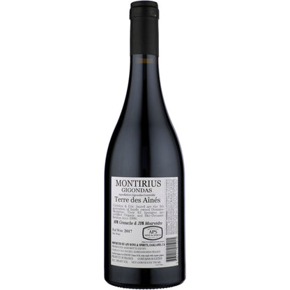Montirius Gigondas Terre Des Aines - 750ML - Back